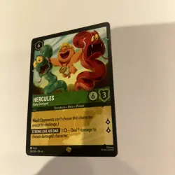 Disney Lorcana Hercules Baby Demigod Azurite Sea Non-Foil Legendary Card 86/204 - Image 3