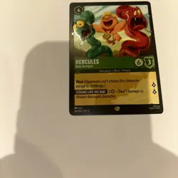 Disney Lorcana Hercules Baby Demigod Azurite Sea Non-Foil Legendary Card 86/204 - Image 4
