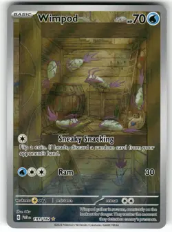 Wimpod 191/182 Illustration Rare Paradox Rift Pokemon Near Mint - Image 1