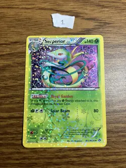 Serperior RC3/RC25 Holo Legendary Treasures: Radiant Collection Pokemon MP - Image 1