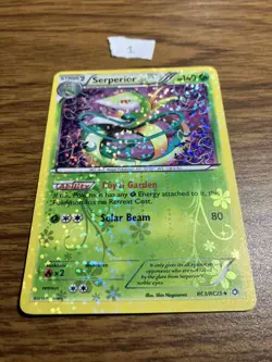 Serperior RC3/RC25 Holo Legendary Treasures: Radiant Collection Pokemon MP - Image 2