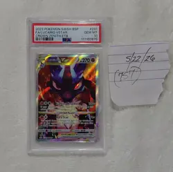 Pokemon Lucario VSTAR SWSH291 PSA 10 2023 English Holo Full Art Promo - Image 1