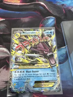 M Gyarados EX ⭐ 27/122 Holo Rare EX BREAKpoint 2016 Pokemon NM/LP+ - Image 1