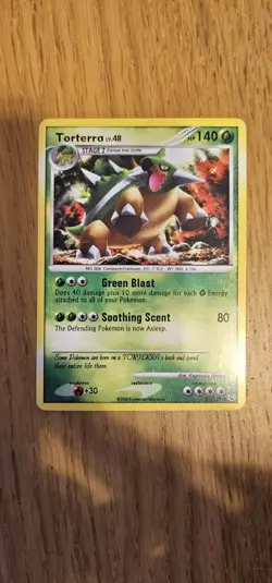 Pokemon Torterra Platinum Non Holo Rare Card 39/127 Near Mint Condition - Image 1
