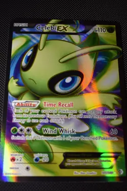 Celebi EX - 141/149 - Pokemon Boundaries Crossed Black White Full Art Card - Image 3