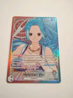 One Piece Extra Booster: Heroines Edition Nefeltari Vivi Leader Alt Art EB03-001 - Image 1