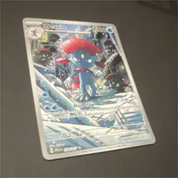 Pokemon TCG Weavile 228/217 Holo Rare 100 HP Slash Hail Claw Card - Image 1