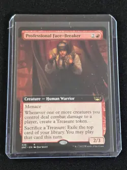 MTG English Professional Face-Breaker (Extended Art) NM #426 New Capenna - Image 1