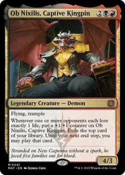 Ob Nixilis, Captive Kingpin - MAT MTG - Near Mint - Image 1