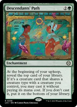 ~ Descendants' Path ~ NM ~ Commander: The Lost Caverns of Ixalan ~ MTG ~ - Image 1