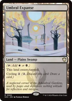 ~ Umbral Expanse ~ NM ~ Commander: Secrets of Strixhaven ~ MTG ~ - Image 1