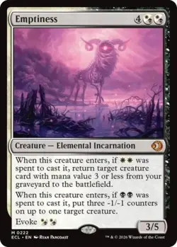 ~ Emptiness ~ NM ~ Lorwyn Eclipsed ~ MTG ~ - Image 1