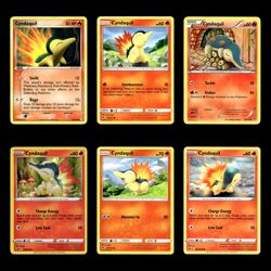 6x Cyndaquil Lot 59.0 EX Hidden Legends Pokemon Cards Collection Set TCG - Image 1