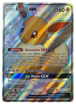 Eevee GX - SM242 - SM Black Star Promo Holo Pokemon Card - NM - Image 1