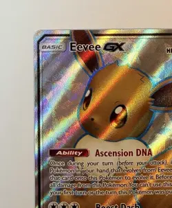 Eevee GX - SM242 - SM Black Star Promo Holo Pokemon Card - NM - Image 3