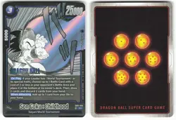 Son Goku : Childhood SB01-018 SR Dragon Ball Super Card - Image 1