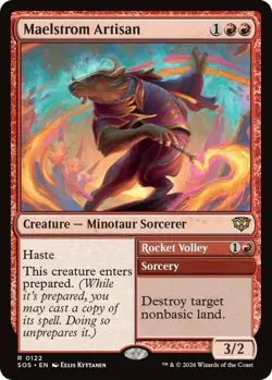 x1 Maelstrom Artisan - Foil R MTG Secrets of Strixhaven M/NM, English - Image 1