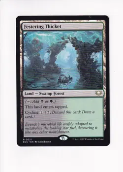 MAGIC THE GATHERING MTG COMMANDER: EDGE OF ETERNITIES FESTERING THICKET - Image 1