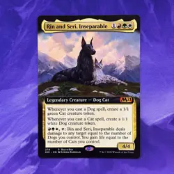 FOIL Rin And Seri, Inseparable M21 278 MTG Commander Cats Dogs Cat Dog Buy-A-Box - Image 1