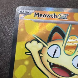 🔥 2026 POKEMON MEOWTH EX FULL ART# 107/088 MEGA EVOLUTION PERFECT ORDER - Image 2