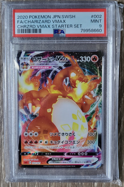 Pokemon 2020 Japanese Charizard VMAX 002/021 SC Full Art Holo PSA 9 - Image 1