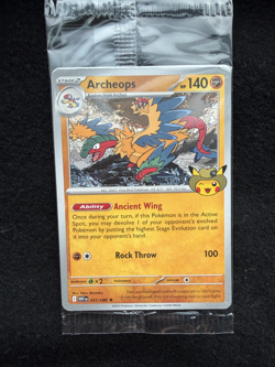 Pokemon Field Museum Archeops Exclusive Promo Sealed - In Hand Ship Now - Image 1