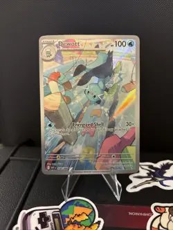 Dewott Illustration Rare SV White Flare 106/086 Pokemon NM Condition - Image 1