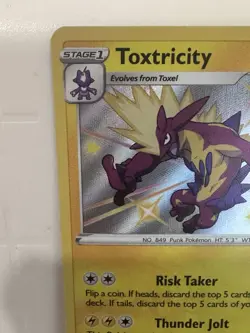 SV042/SV122 Shining Fates Toxicity SHINY Holo Rare Pokemon NM - Image 2