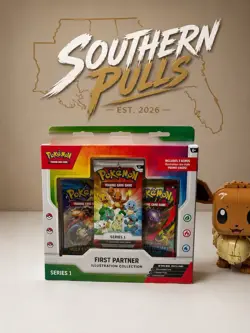 Pokemon First Partner Illustration Collection Box Series 1 | NEW | SEALED 5x box - Image 1