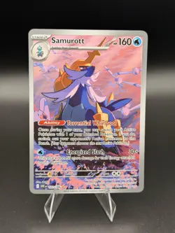 Pokemon TCG Samurott Illustration Rare 107/086 White Flare Holo - Image 1