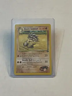 VTG Pokemon TCG Brock's Sandslash 36/132 Gym Challenge Non Holo Unlimited WOTC - Image 1