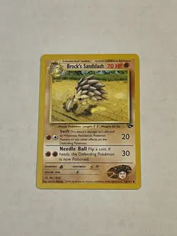 VTG Pokemon TCG Brock's Sandslash 36/132 Gym Challenge Non Holo Unlimited WOTC - Image 3