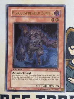 Plaguespreader Zombie CSOC-EN031 Ultimate Rare 1st Edition YuGiOh! NM EURO - Image 3
