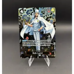 Bandai Rob Lucci SR OP05-093 Emperors in the New World Foil Stamped (English) - Image 1