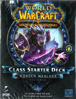 WOW WORLD OF WARCRAFT Class Starter Deck - Worgen Warlock ALLIANCE SEALED ENG - Image 1