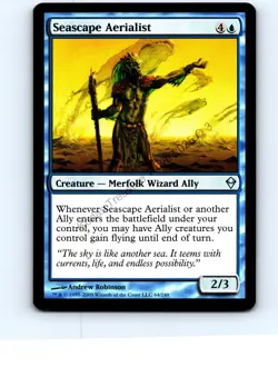 Seascape Aerialist Blue #64 Uncommon Zendikar MTG NP Near Mint or Better - Image 1