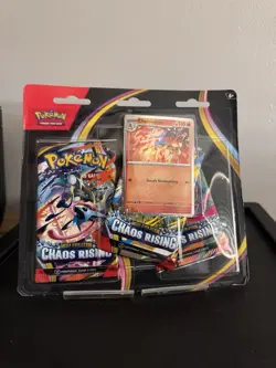 Pokemon Chaos Rising Booster Pack Set 3 Packs with Charmeleon Card English - Image 1