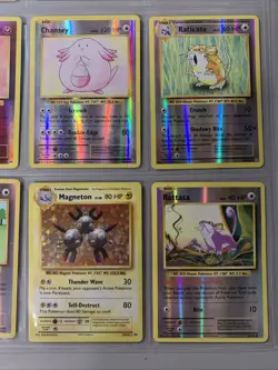 Pokemon TCG XY Evolutions Reverse Holo & Holo 9 Cards Binder Page Lot - Image 4