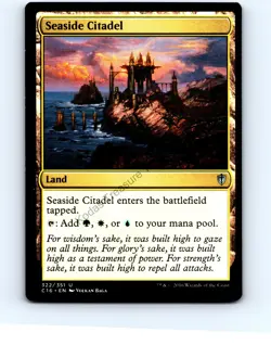 Seaside Citadel #322 Uncommon Commander 2016 MTG LP Exc+/NM - Image 1