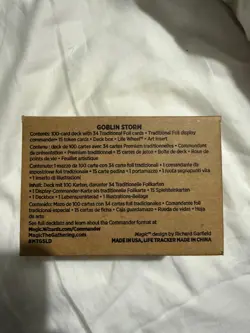 MTG Secret Lair Commander Deck: Goblin Storm Sealed In Hand Magic The Gathering - Image 2