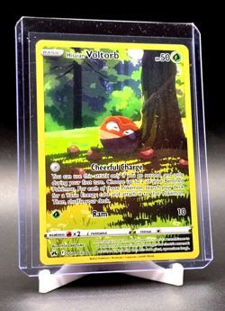 Pokemon TCG Hisuian Voltorb Crown Zenith: Galarian Gallery GG01/GG70 Holo NM - Image 1