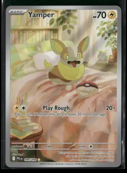 Yamper 099/094 Illustration Rare Phantasmal Flames Pokemon NM/M - Image 1