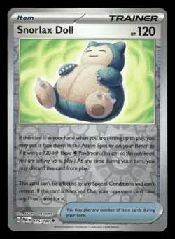 Snorlax Doll 175/182 UC Paradox Rift Reverse Holo NM/M Pokemon - Image 1