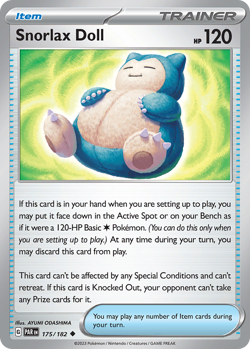 Snorlax Doll 175/182 UC Paradox Rift Reverse Holo NM/M Pokemon - Image 4