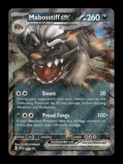 Mabosstiff ex 086 Holo Scarlet & Violet Promo NM/M Pokemon - Image 1