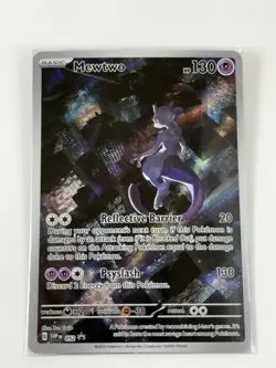 2023 Pokemon TCG MEWTWO 052 SEALED BLACK STAR PROMO 151 UPC - FULL ART HOLO - Image 1
