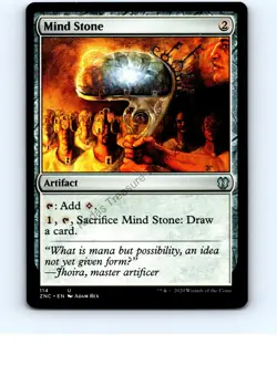 Mind Stone #114 Uncommon Commander: Zendikar Rising MTG NP Near Mint or Better - Image 1