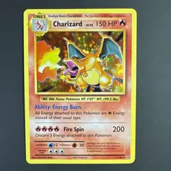 Pokemon TCG Charizard Evolutions 11/108 Holo Rare MP - Image 1