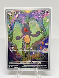 Pokemon TCG Yamask 122/086 White Flare Illustration Rare Holo - Image 1