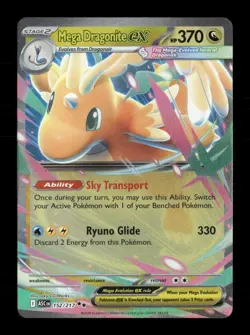 Mega Dragonite ex 152/217 Ascended Heroes NM/M Pokemon - Image 1